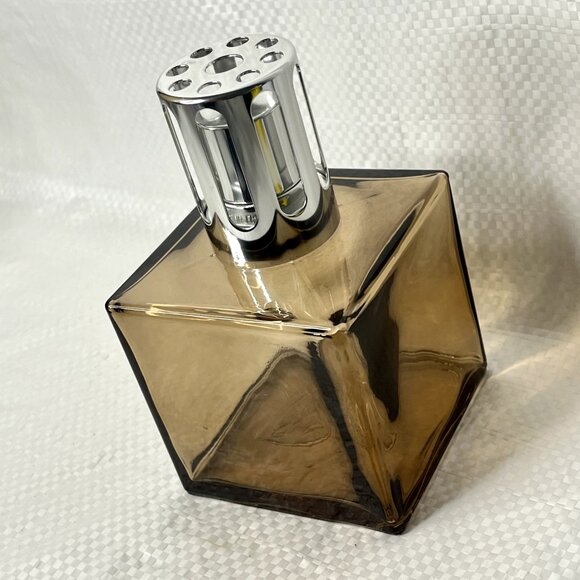 Lampe Berger Paris brown Glass Catalytic Home Fragrance Lamp 3" square - Picture 12 of 12